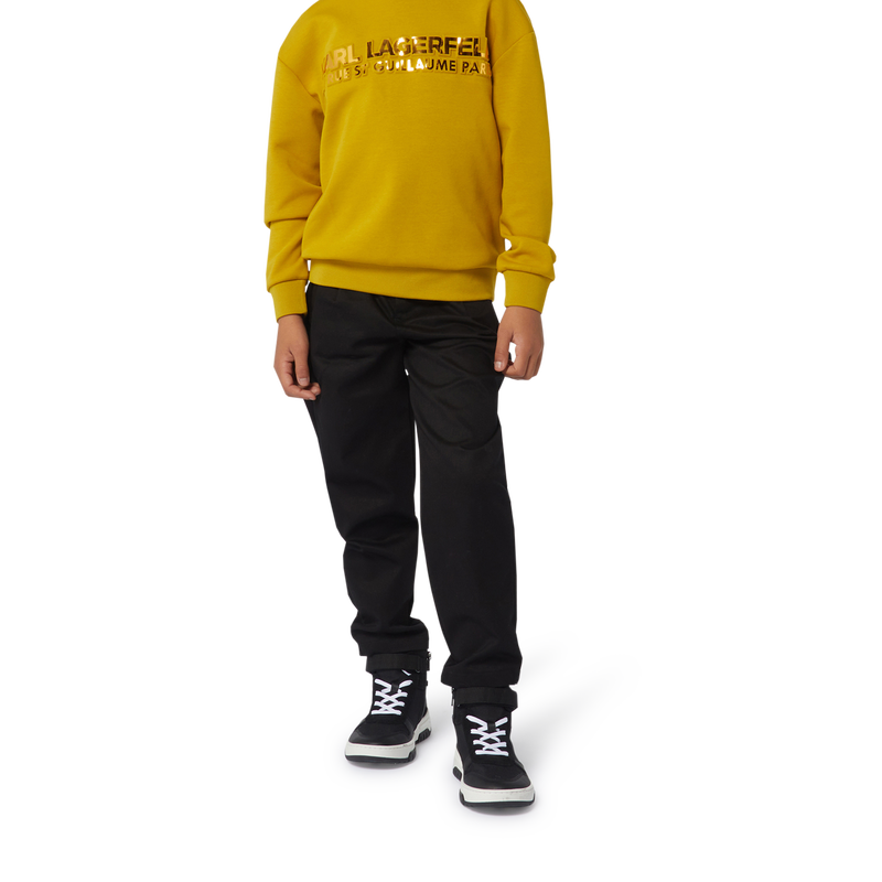 Broek met plooitjes KARL LAGERFELD KIDS 
                        BOY