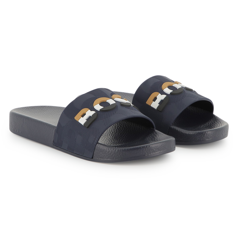 Slippers met brede band BOSS 
                        BOY