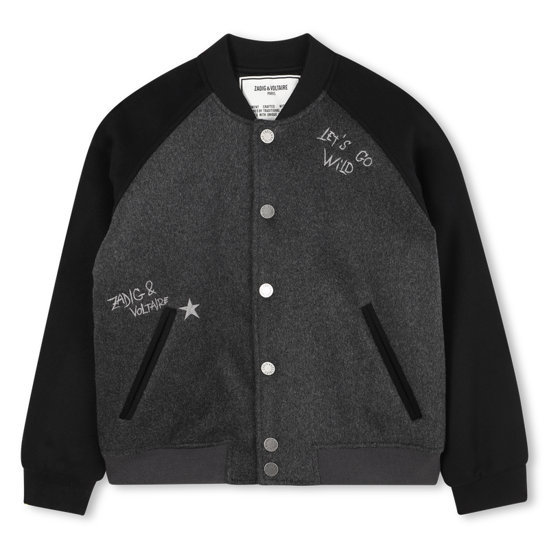 Tweekleurig bomberjack ZADIG & VOLTAIRE 
                        UNISEX