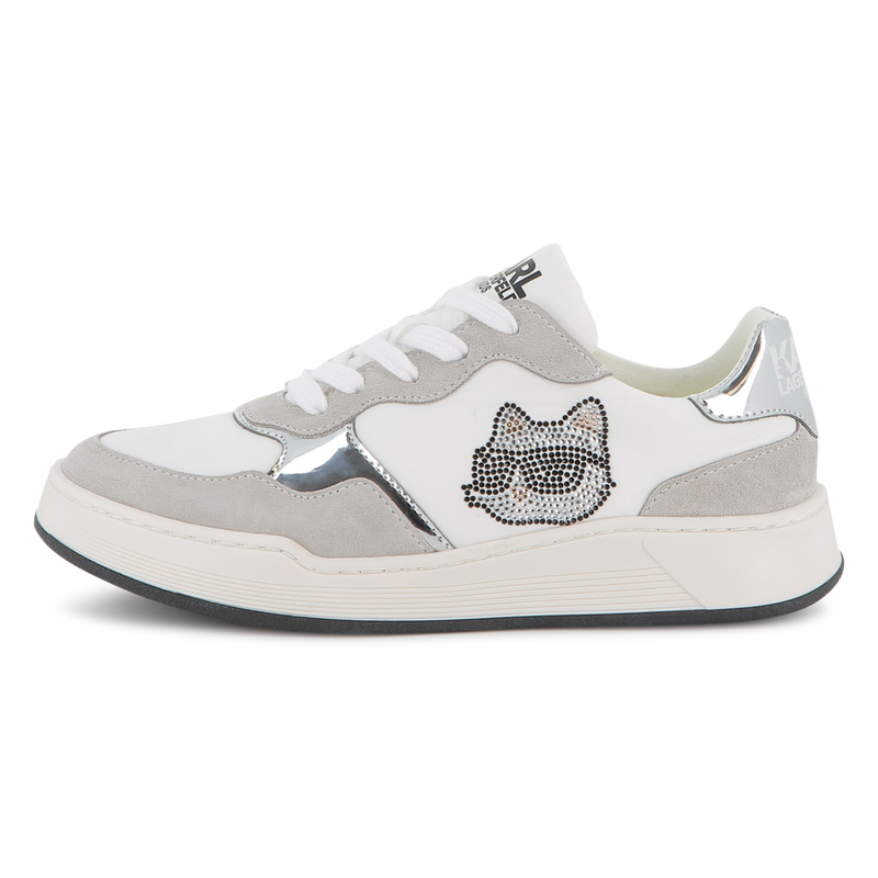 Lage sneakers met veters KARL LAGERFELD KIDS 
                        GIRL