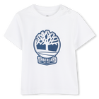 T-shirt met korte mouwen, WIT, hi-res