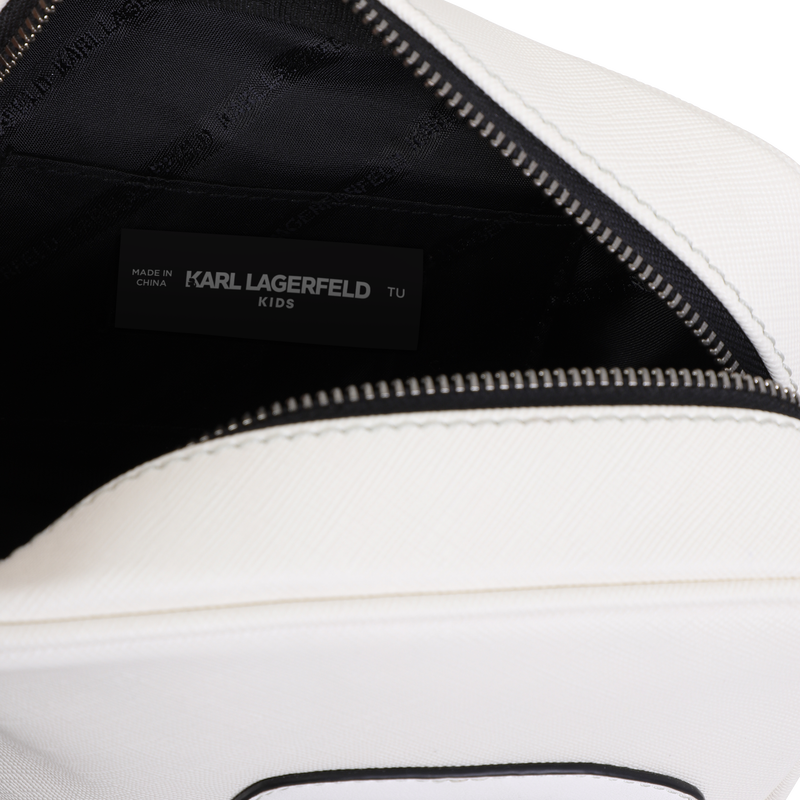 Verstelbare handtas met badge KARL LAGERFELD KIDS 
                        GIRL