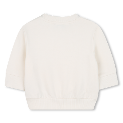 Bedrukt sweatshirt van geborstelde fleece TIMBERLAND BOY