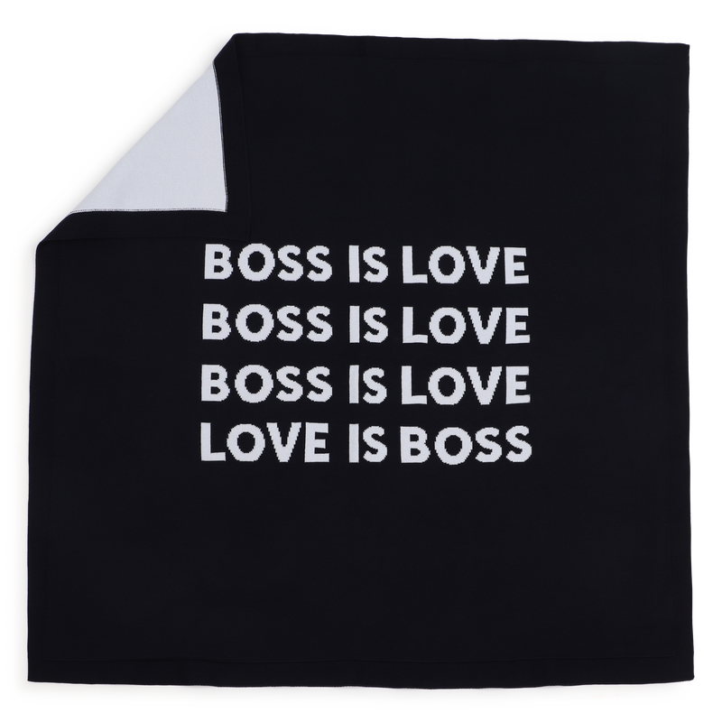 Gebreide deken BOSS 
                        BOY
