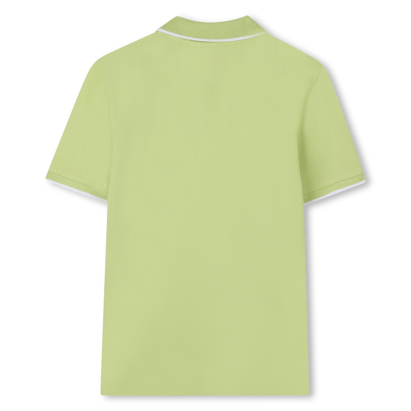 Effen polo van katoenpiqu&eacute; BOSS 
                        BOY