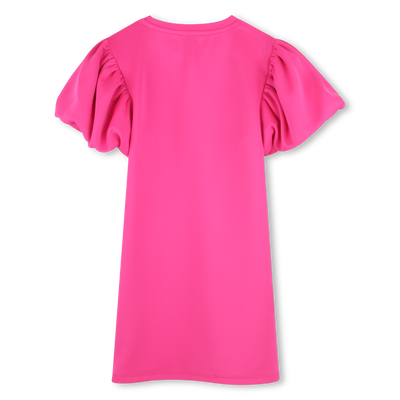 Gevoerde jurk met korte mouwen MARC JACOBS GIRL