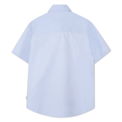 Effen katoenen overhemd BOSS BOY