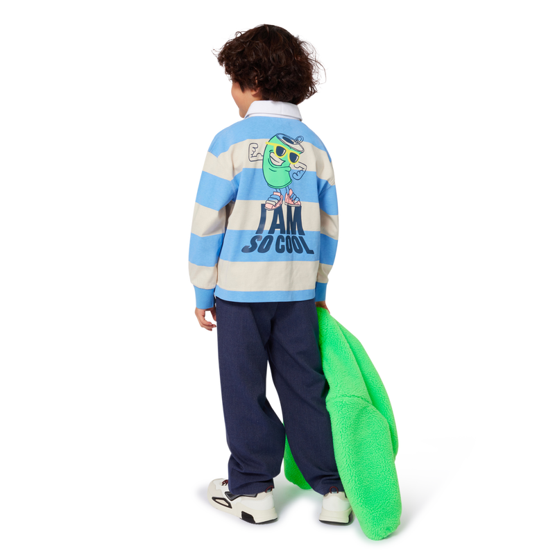 Gestreept poloshirt met lange mouwen BILLIEBLUSH 
                        BOY