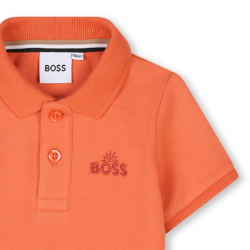 Polo met korte mouwen BOSS 
                        BOY