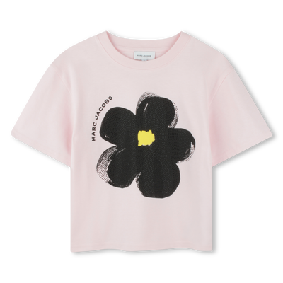 Katoenen T-shirt, korte mouwen MARC JACOBS GIRL