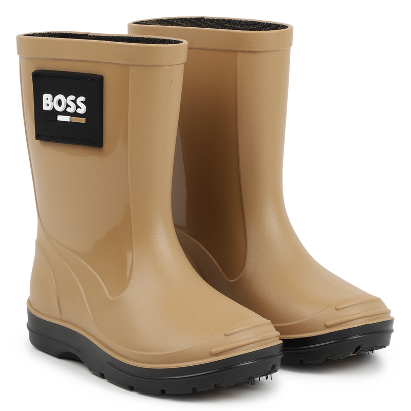 Regenlaarzen met logo BOSS 
                        BOY