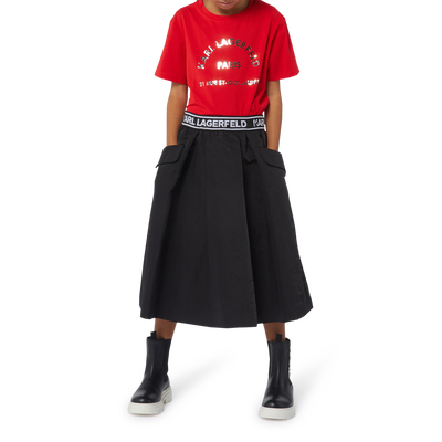 Lederen laarzen KARL LAGERFELD KIDS GIRL