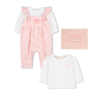 T-shirt + overalls set KENZO KIDS 
                    GIRL