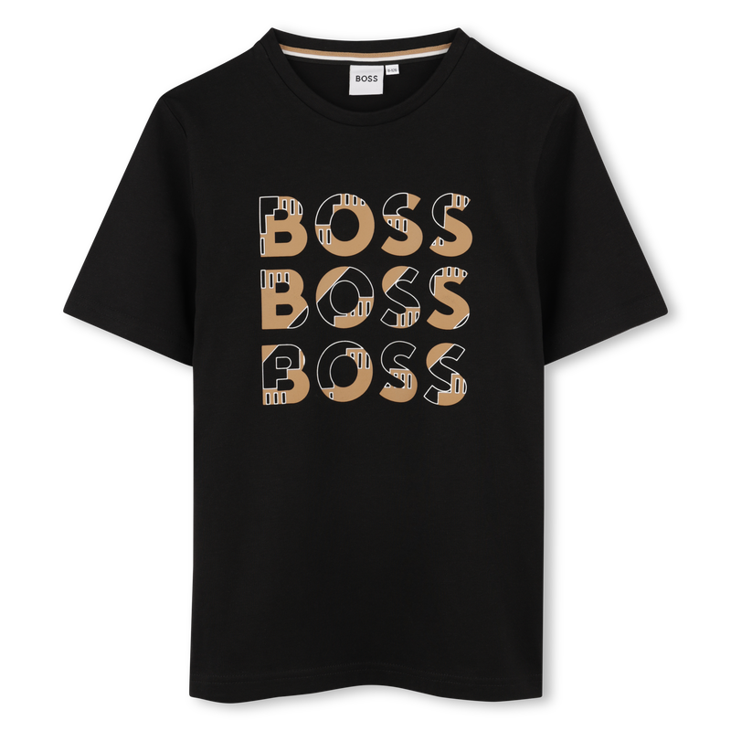 T-shirt met korte mouwen BOSS 
                        BOY