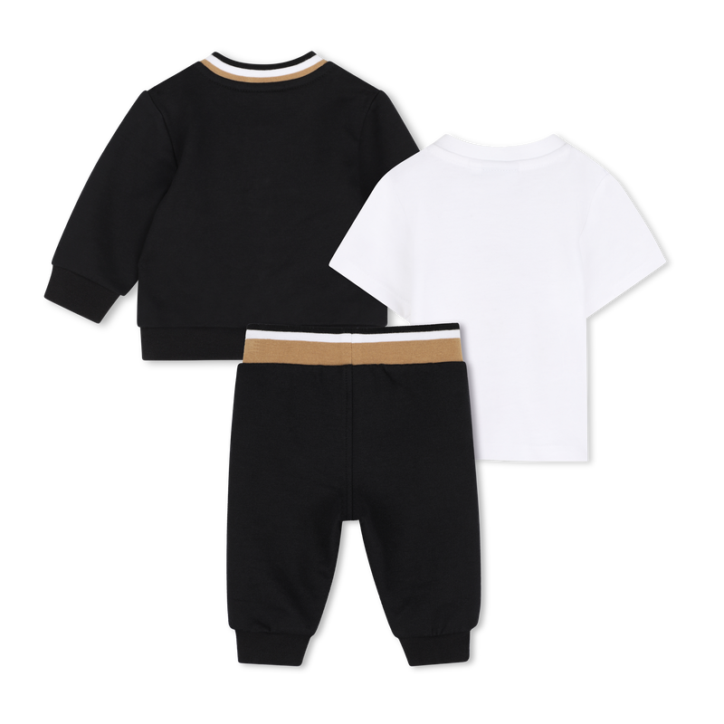 T-shirt + broek + vest set BOSS 
                        BOY