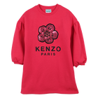 Sweatshirt jurk met ballonmouwen KENZO KIDS 
                    GIRL