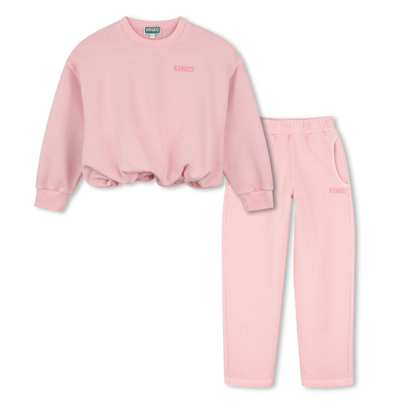 Sweat- en broekset KENZO KIDS 
                        MEISJE