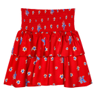 Rok met print en ruches KENZO KIDS 
                    GIRL