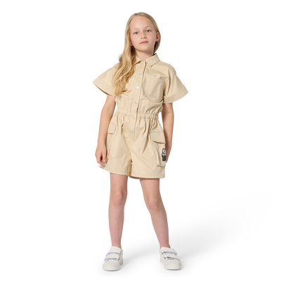 SATIJNEN PLAYSUIT KENZO KIDS GIRL