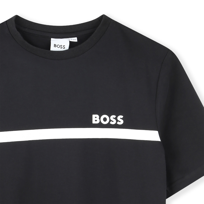 T-SHIRT MET KORTE MOUWEN BOSS 
                        BOY