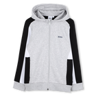 Vest met capuchon, SPIKKELGRIJS, hi-res