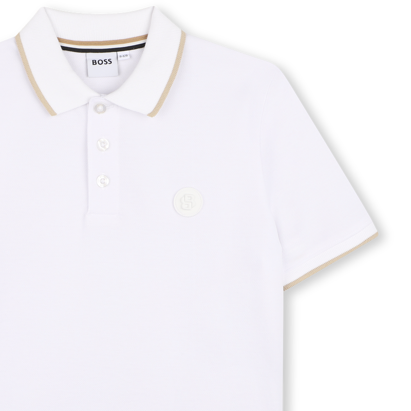 POLOSHIRT MET KORTE MOUWEN BOSS 
                        BOY
