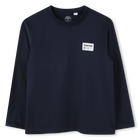 Effen T-shirt met label TIMBERLAND 
                    BOY