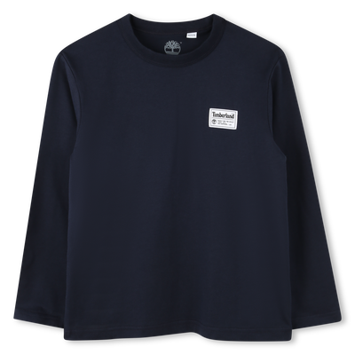Effen T-shirt met label TIMBERLAND BOY