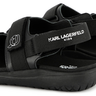 Leren sandalen met klittenband KARL LAGERFELD KIDS 
                    BOY