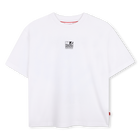 T-shirt met korte mouwen, WIT, hi-res