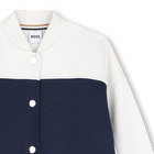 Fleece cardigan BOSS 
                    MEISJE