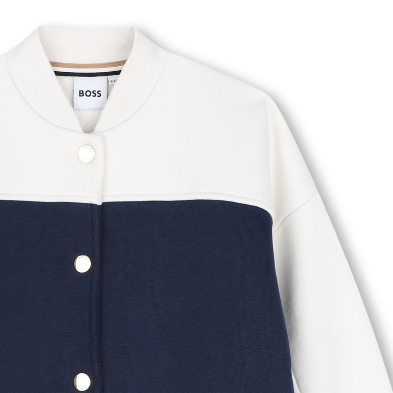 Fleece cardigan BOSS 
                        MEISJE