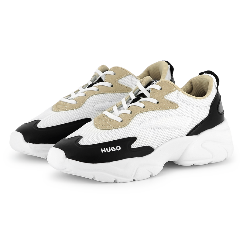 Sneakers van 2 materialen HUGO 
                        BOY