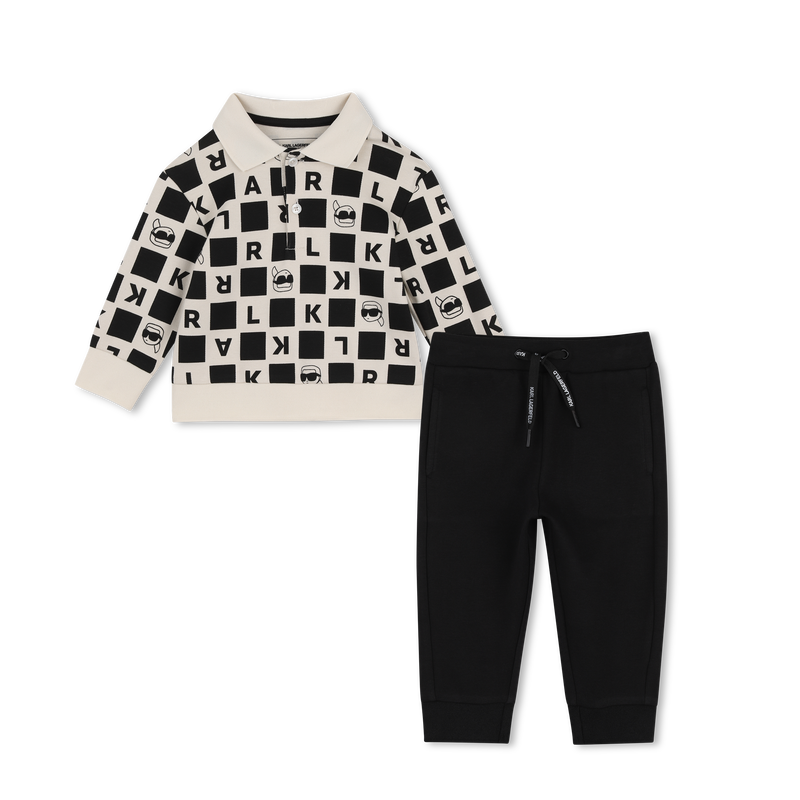 Polo- en broekset KARL LAGERFELD KIDS 
                        JONGEN