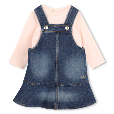 Set van jurk en t-shirt CHLOE MEISJE