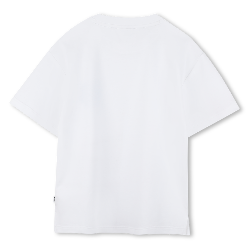 Katoenen T-shirt korte mouwen BOSS 
                        BOY