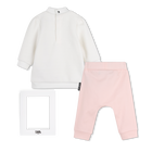 Complete set van jurk en broek KARL LAGERFELD KIDS 
                    MEISJE
