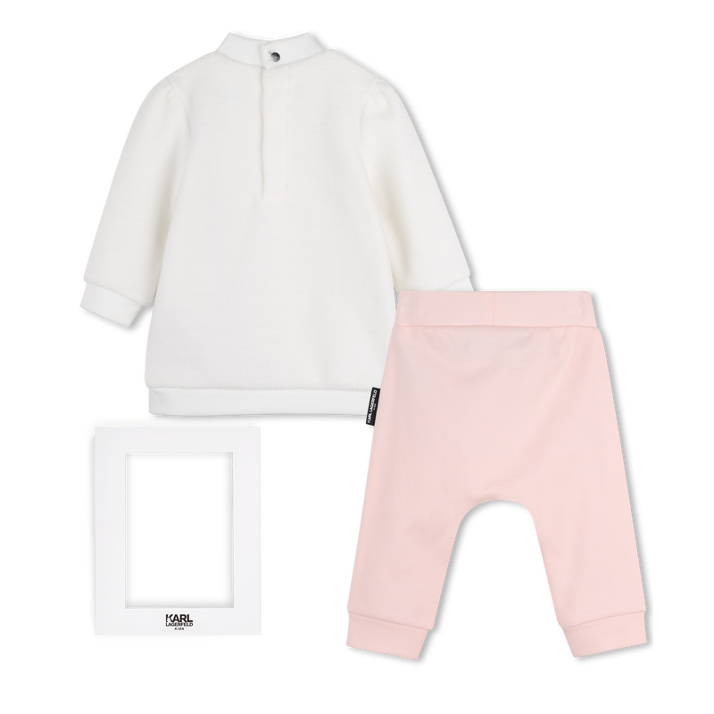 Complete set van jurk en broek KARL LAGERFELD KIDS 
                        MEISJE