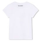 T-shirt met print KARL LAGERFELD KIDS 
                    GIRL