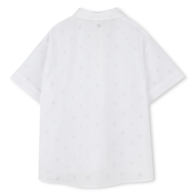 Overhemd met korte mouwen BOSS 
                        GIRL