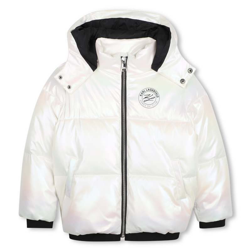 Hoofddoek met capuchon KARL LAGERFELD KIDS 
                        GIRL