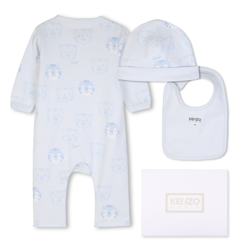 Pyjama set, muts en slabbetje KENZO KIDS 
                        JONGEN
