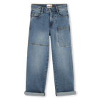 Brede verstelbare spijkerbroek TIMBERLAND 
                    BOY