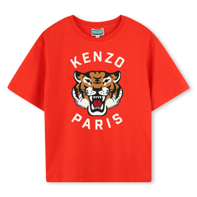 Katoenen T-shirt met print KENZO KIDS BOY