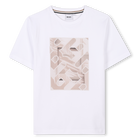 Katoenen T-shirt korte mouwen BOSS 
                    JONGEN
