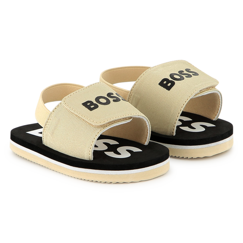 Slippers met klittenband BOSS 
                        BOY