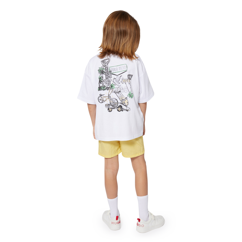 T-shirt met korte mouwen HUGO 
                        BOY