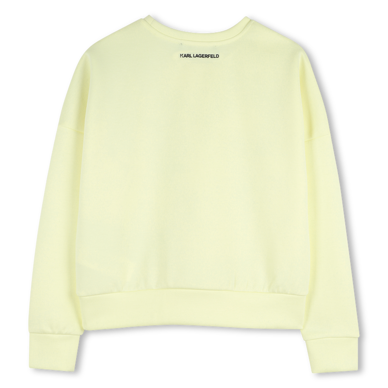 MAXI SWEATSHIRT MET PRINT KARL LAGERFELD KIDS 
                        GIRL