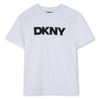 T-shirt met korte mouwen, WIT, hi-res