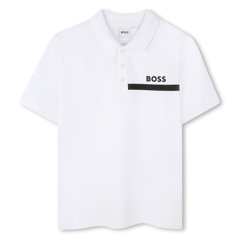POLOSHIRT MET KORTE MOUWEN BOSS 
                        BOY